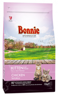Bonnie Tavuklu Yavru 1.5 kg Kedi Maması kullananlar yorumlar